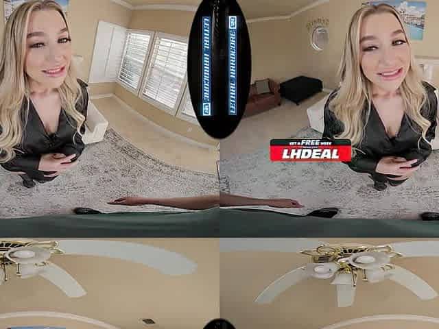 Breasty BLAKE BLOSSOM Smothers U with her LARGE BREASTS & Rides Your Schlong - LethalHardcoreVR