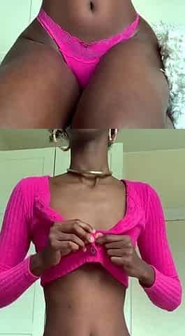 Hot Black Maid Does Some Webcam Black and Ebony