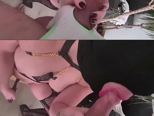 couple fetichiste de tenue hot s envoie en l air