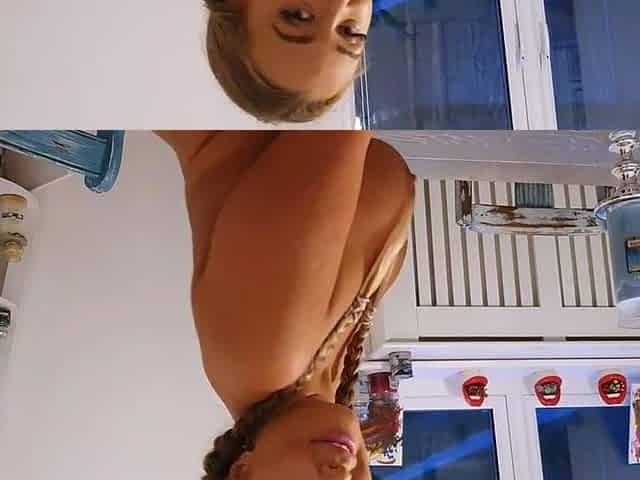 Big boobs milf masturbates with her dildo