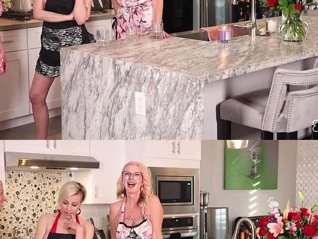 Sexy Lesbian Chefs Unwind