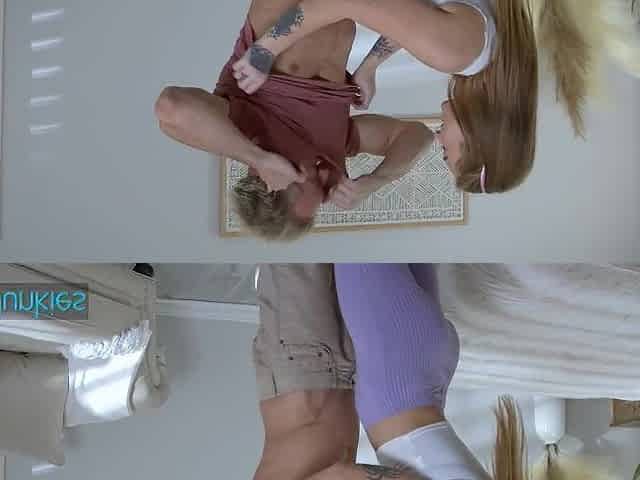 REALITYJUNKIES - Hawt Babysitter Unwinds After Her Shift By Letting Her Concupiscent Boss Bang Her Hard