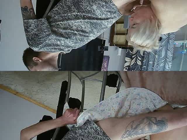 Deep Blowjob with Cum in Girlfriend's Mouth