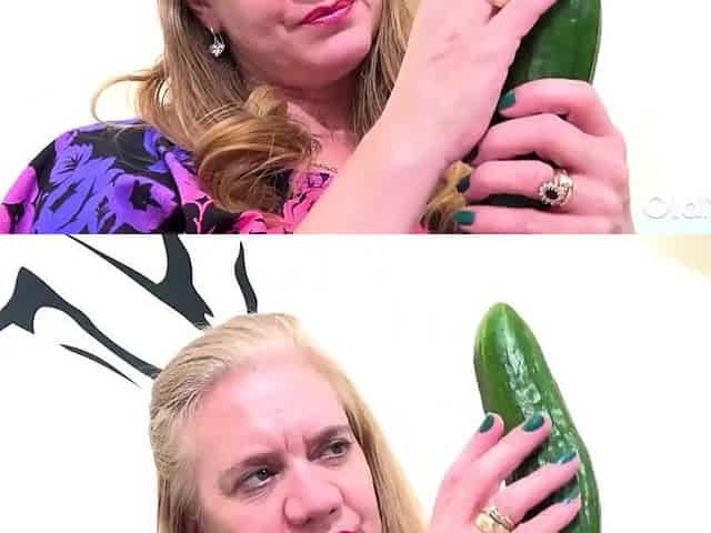 Slutty Aged Lily May Playing With Toys And Veggies