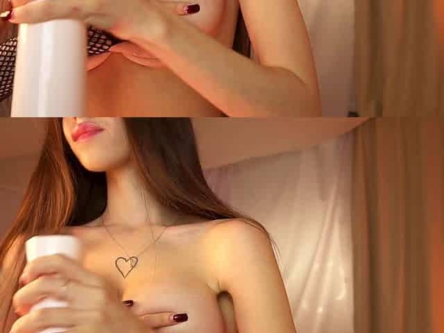 Hot amateur teen girl solos masturbation