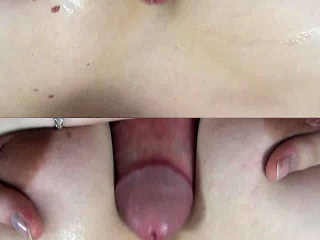 Mature amateur in glasses handjob for cumshot and loves it
