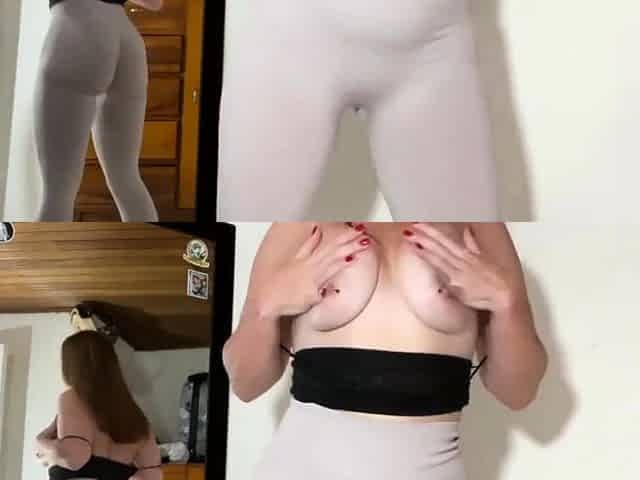 Redhead Babe Twerking for Daddy - Anal Solo Webcam Show