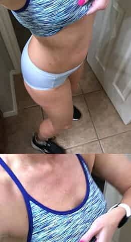 Blonde solo jerking off