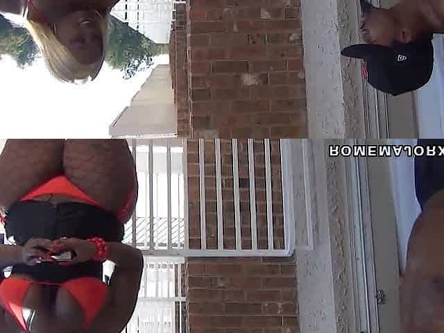 Miz Luvli Black Gets Jizzed On Her Massive Ass By Rome Major!