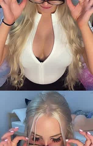 Big boobs webcam slut toys her asshole