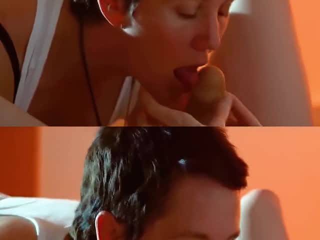 Canadian Celebrities Lisa Rose Snow & Jennie Raymond Lesbian Sex w/Strap-on