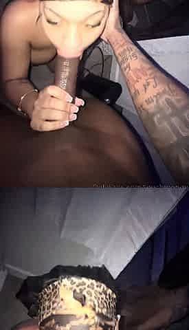 Skinny amateur sucks cock and fingers herself in pov scene