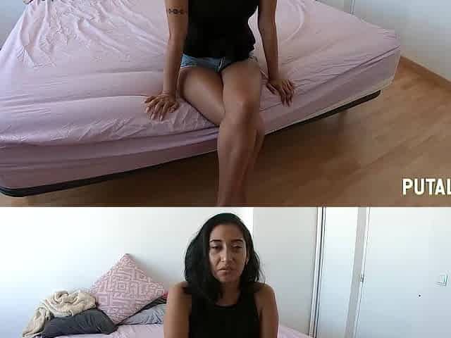 PutaLocura - Breasty Lalin girl Pris Beauty banging and swallowing cum from a bulky dick
