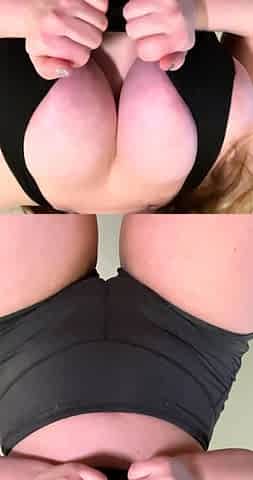 Big boobs milf masturbates with her dildo