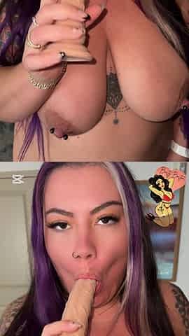 Busty Boston Teases Fan