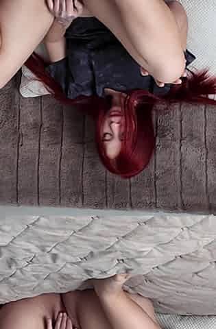A Beautiful Girl Masturbates a Tight Wet Pussy While No One Is at Home