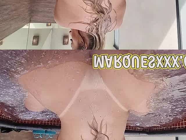 Blonde Babe Takes Anal in the Hot Tub and Gets a Facial