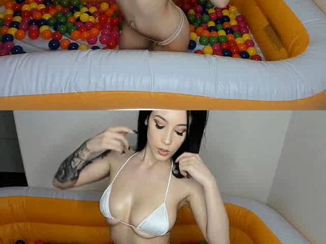 Wild Girl Brunette Solo Masturbation