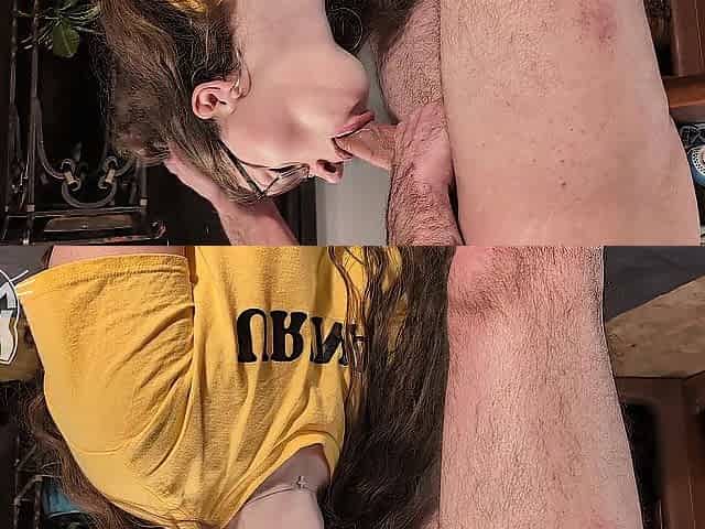 Sloppy girlfriend asked me to pee in her throat... that babe was NOT willing