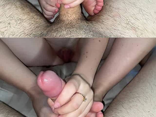 I Just Love Making Him Cum With My Feet! (footjob, foot fetish)