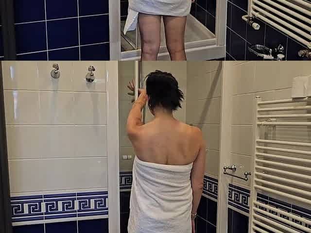 Today Morning I Get You with Me Masturbates in the Shower