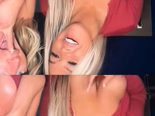 Two Hot British Blondes Engage in a Hot Pussy Licking