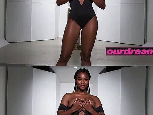ourdream - Black Zuri Undresses Down After Her Shoot In The Studio