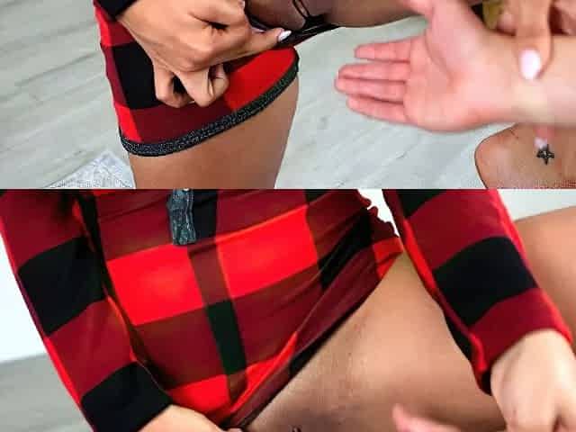 Nasty brunette pornstar with big boobs