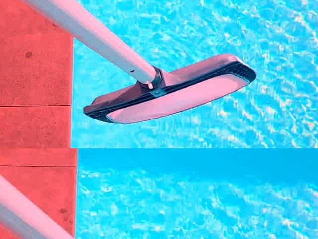 Naughty Wife's Poolside Shock: Worker's Surprise Anal Enema