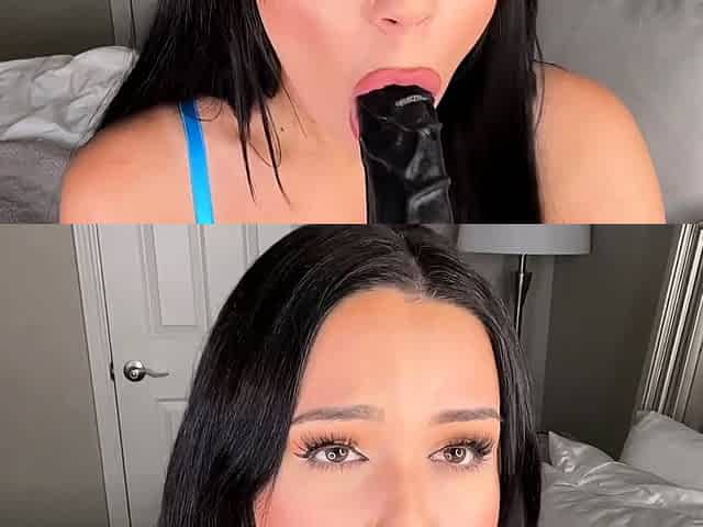 Kinky moist taco brunette anal toy play during masturbating