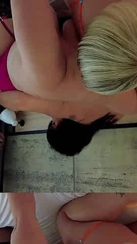 Met an Interracial Couple at the Bar End up with Creampie