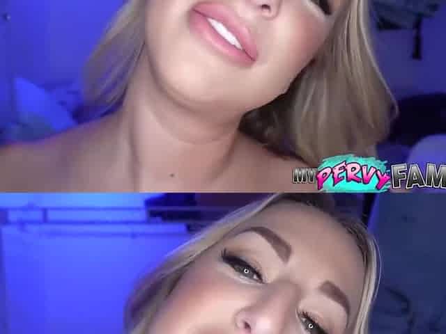 Blonde Busty Milf Sneaks Stepson Into His Closet For Sex With Quinn Waters