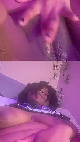 Ebony obese black lesbo playing with her corpulent little juicy teen virgin TWAT!!! (1st clip)