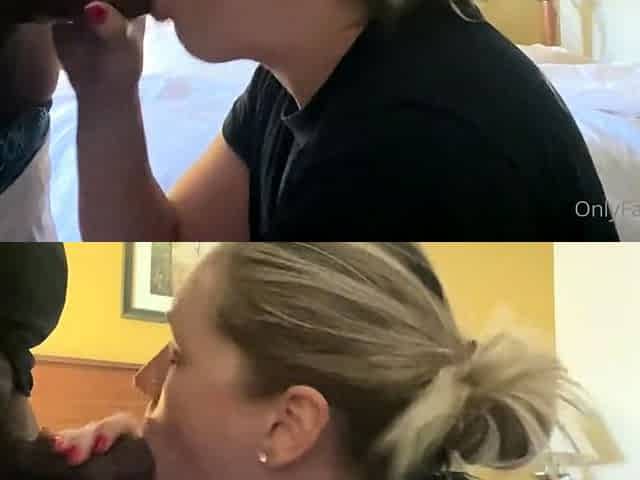 Amateur Blonde Blowjob handjob Huge Facial