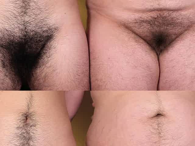 NAUGHTYNATURAL Hairy Bush Comparison XXX