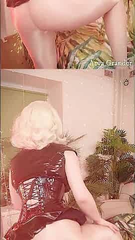 raunchy selfies from pin up blond with pierced vagina in fetish garments