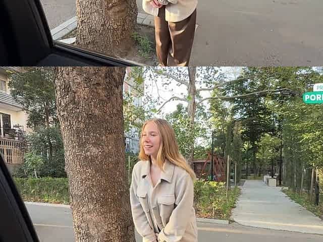 I Found a Girl on Sex-dater and Immediately Fucked Her Right in the Car.