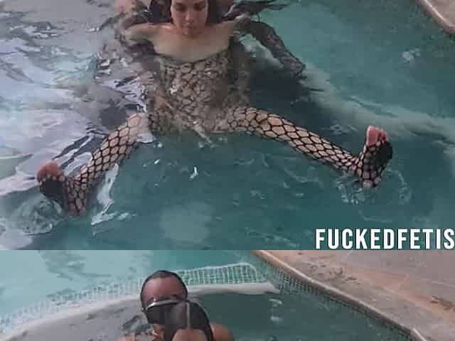 Jessica Bunny Underwater Romance Oral Vibrator Pussy
