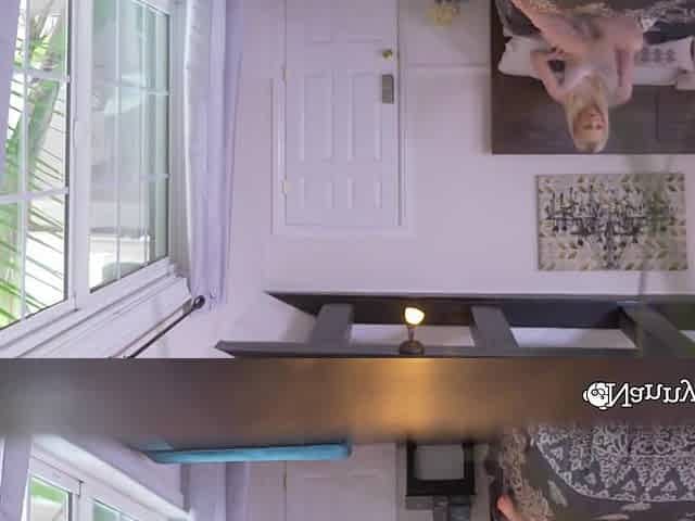 Horny Nanny Drops Lesbian Act To Ride Boss Cock - Lily Rader