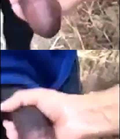 Wonderful being assfucked by black cock outdoors