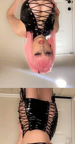 Amateur striptease and Solo masturbation