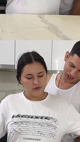 I Take the Anger Out of My Big Ass Latina BBW with a Fucked Force After Not Helping Her with the Grooming. Homemade Sex with Duo