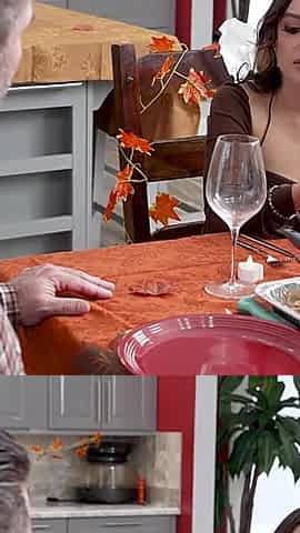 This Thanksgiving, Stuff Your Stepdaughter's Wet Pussy Like a Turkey