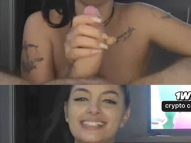 Blowjob until milk comes out in the mouth of the insane suck off until leaving milk