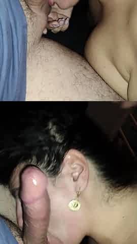 CHEATING on my wife with deepthroat Brazilian slut