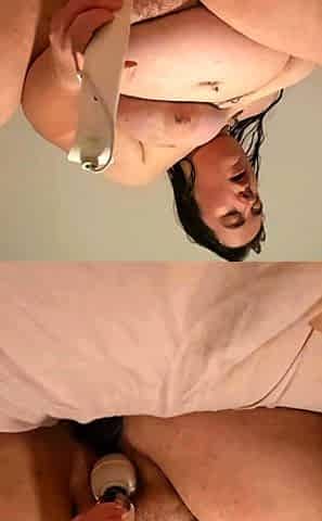 Chubby Brunette Big Boobs Dildo Masturbation