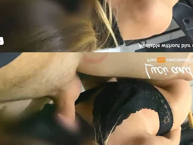 Stranger blows me, blow with facial. Passionate cowgirl rails me. Now that's super hot sex!