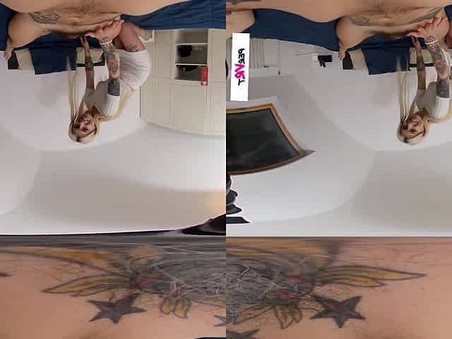 Who Is Sheril Blossom? - Blonde Tattoo Riding Hardcore
