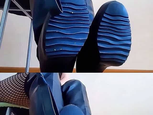 Mistress's Black Boots Worship. Foot Domination. Feet