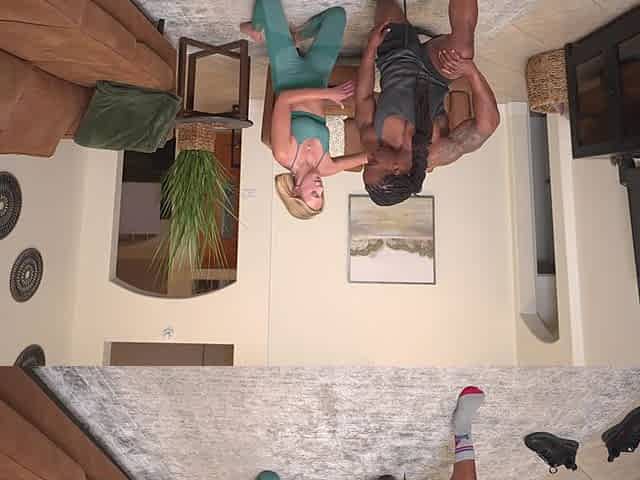 Pro Football Player Fucks Blonde Trainer
